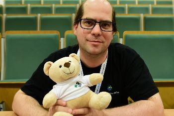 Alex The Bear with Claire AKA Bjarne Stroustrup Jr